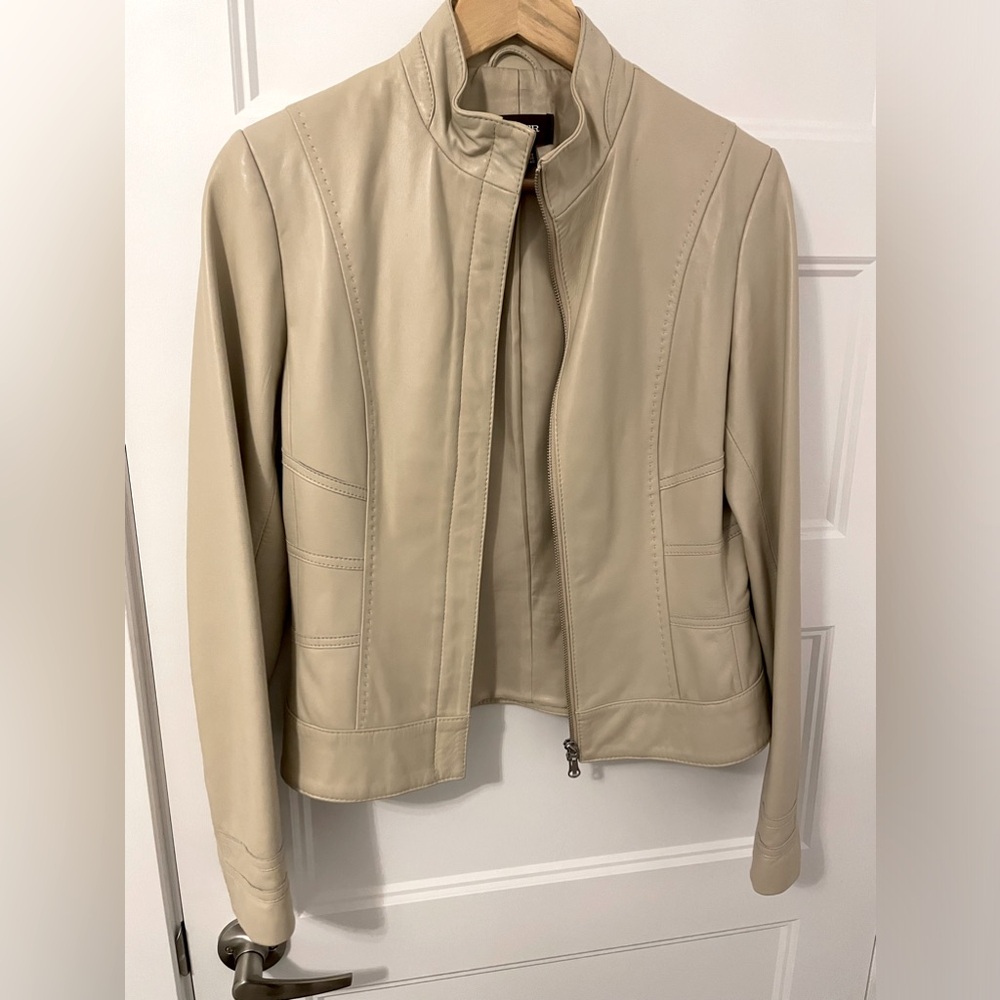 DANIER Beige Leather Jacket